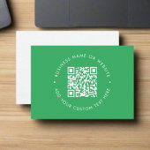 Stilvolle Green QR-Kodizes für den Austausch von K Visitenkarte
