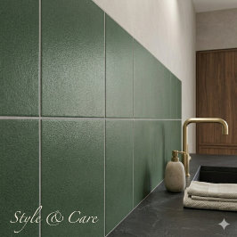 Stilvolle Green Texture Keramik Tile für Wände Fliese