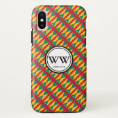 Stilvolle GRENADA CARRIACOU Monogram Abundant Life Case-Mate iPhone Hülle (Rückseite)