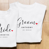 Stilvolle Groom Wedding T-Shirt