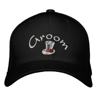 Stilvolle Groomsohle Bestickte Baseballkappe