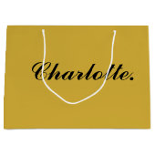 Stilvolle große personalisierte Geschenktasche mit Große Geschenktüte (Vorderseite)