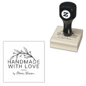 Stilvolle Grünanlage Personalisiert handgefertigt Gummistempel (Stempel)