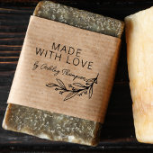 Stilvolle Grünanlage Personalisiert handgefertigt Gummistempel