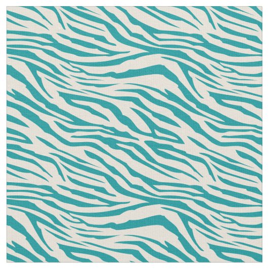 Stilvolle grüne blaue Vory Geometric Zebra Muster Stoff (Nahaufnahme)