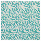 Stilvolle grüne blaue Vory Geometric Zebra Muster Stoff (Muster)