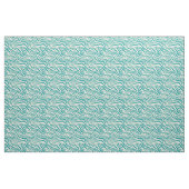 Stilvolle grüne blaue Vory Geometric Zebra Muster Stoff (Fat Quarter (45,7 x 55,9 cm))