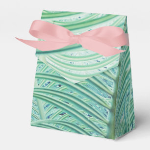 Stilvolle grüne Pflanzenpalmenblatt-Geschenkbox Geschenkschachtel