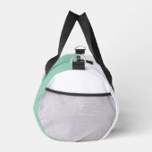 Stilvolle grüne Reisetasche Duffle Bag (Rechts)