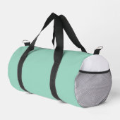 Stilvolle grüne Reisetasche Duffle Bag (Rechte Ecke)