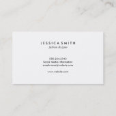 Stilvolle Grunge Pink Texture Visitenkarte (Rückseite)