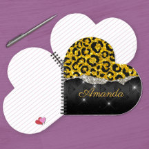 Stilvolle gürtelige Imitate Glitzer-Tierdruck Mono