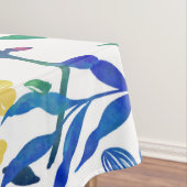 Stilvolle, gürtelrosa Blume handlackieren Tischdecke (Beispiel)