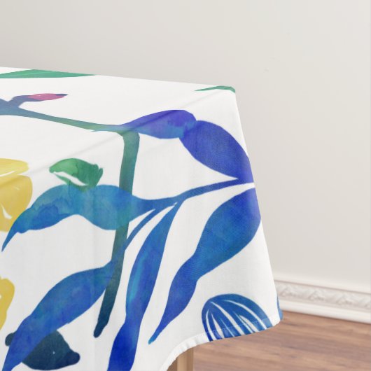 Stilvolle, gürtelrosa Blume handlackieren Tischdecke (Beispiel)