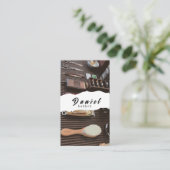 Stilvolle Haarschnitte in jeder Visitenkarte (Stehend Vorderseite)