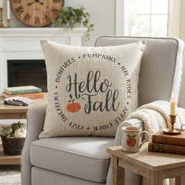 Stilvolle Hallo Herbst Klassischer Herbst Kissen