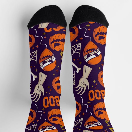 Stilvolle Halloween Socken (Oben)