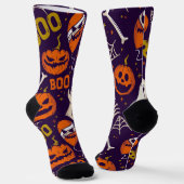 Stilvolle Halloween Socken (Gewinkelt)