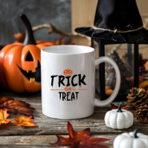 Stilvolle Halloween "Trick or Treat" Print
