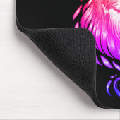 Stilvolle Hand gezeichnete Wolf-bequeme Mousepad (Ecke)