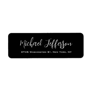 Stilvolle Handschrift Creative Trendy Black & Whit