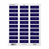 Stilvolle Handschrift Creative Trendy Dark Blue (Vorne)