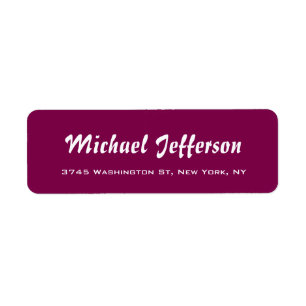 Stilvolle Handschrift Creative Trendy Wine Color