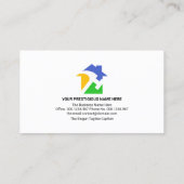 Stilvolle Handyman Tools Border Visitenkarte (Rückseite)