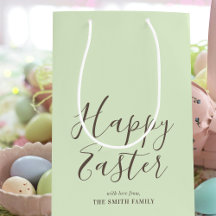 Stilvolle Happy Oaster Geschenk Wrap Pistachio Gre