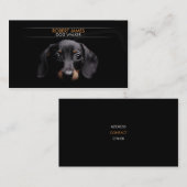 Stilvolle Haustierpflege, Haustiersitzen, Visitenkarte (Vorne/Hinten)