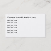 Stilvolle Haustierpflege-Visitenkarten Visitenkarte (Rückseite)