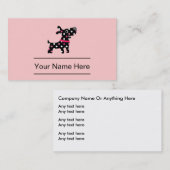 Stilvolle Haustierpflege-Visitenkarten Visitenkarte (Vorne/Hinten)