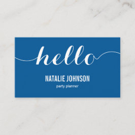 Stilvolle Hello Modern Business Card - Groon Visitenkarte