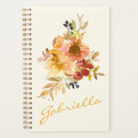 Stilvolle Herbst Wasserfarben Personalisiert