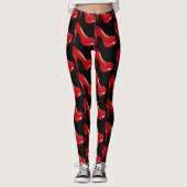 Stilvolle High Heel Leggings (Vorderseite)