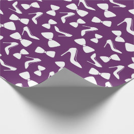 Stilvolle High Heels, Bow Krawatte Hochzeitsgesche Geschenkpapier