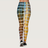 Stilvolle High-Waist-Leggings für Frauen - Trendy Leggings (Rückseite)