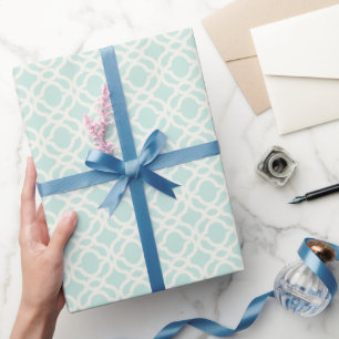 Stilvolle Hochzeit des Elfenbeinpatrons Geschenkpapier