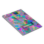 Stilvolle holografisch-schicke Imitate Goldschrift Notizblock (Rechte Seite)