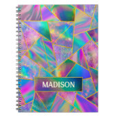 Stilvolle holografisch-schicke Imitate Goldschrift Notizblock (Vorderseite)