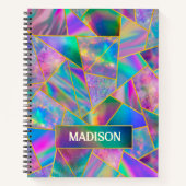 Stilvolle holografische Imitate Notizblock (Vorderseite)