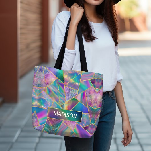 Stilvolle holografische Imitate Tasche