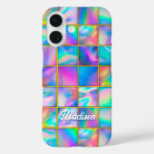 Stilvolle holografische trendige Imitate goldene g Case-Mate iPhone Hülle (Rückseite)