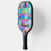 Stilvolle holografische trendige Imitate goldene g Pickleball Schläger (Links)