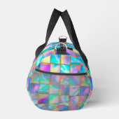 Stilvolle holografische trendige Imitate Goldplatz Duffle Bag (Rechts)