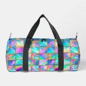 Stilvolle holografische trendige Imitate Goldplatz Duffle Bag (Rückseite)