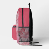 Stilvolle Hübsche Agate Pink Girls Bedruckter Rucksack (Rechts)