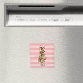 Stilvolle hübsche Ananas mit gürtelgoldenem Ananas Magnet (In Situ (Geschirrspüler))