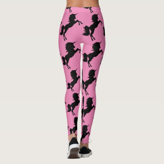 Stilvolle hübsche EinhornLeggings Leggings (Rückseite)