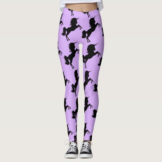 Stilvolle hübsche EinhornLeggings Leggings (Vorderseite)